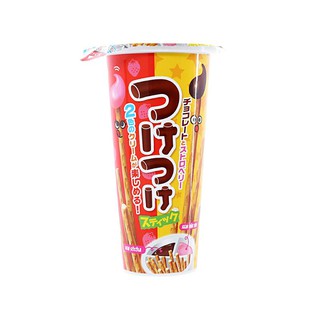 Bánh Que Chấm Kem Socola và Dâu Tây