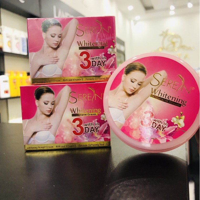 Kem trắng nách Seren whitening with 3 day Nội địaThái Lan 40g