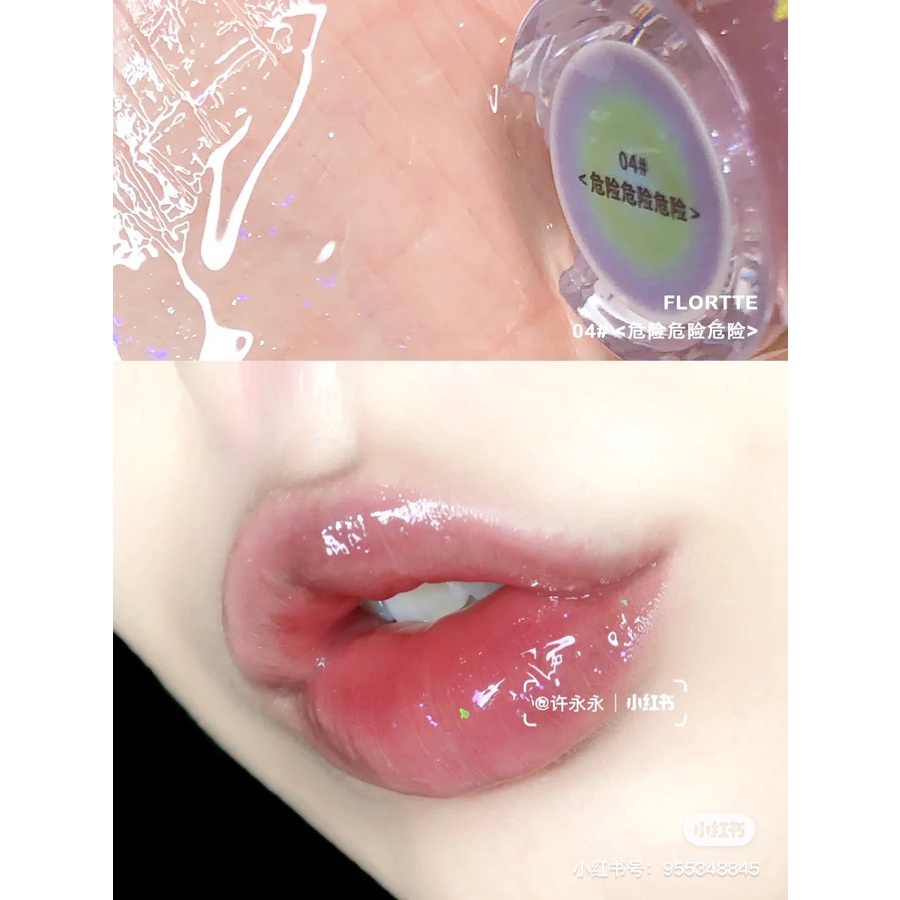 Flortte Son Bóng Dưỡng Ẩm "i love you"