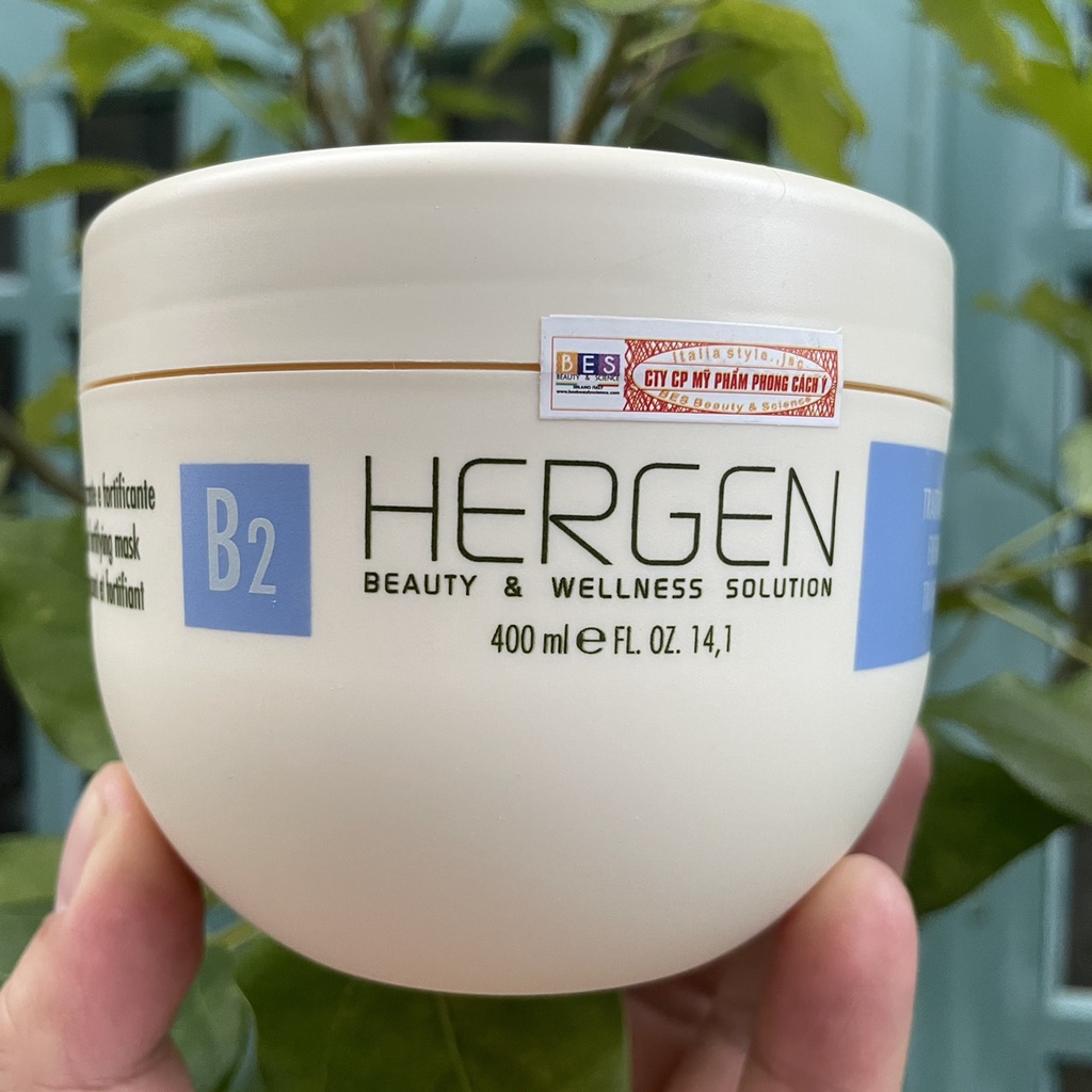 Mặt nạ phục hồi năng lượng Hergen B2 Energizing and fortifying mask 400ml