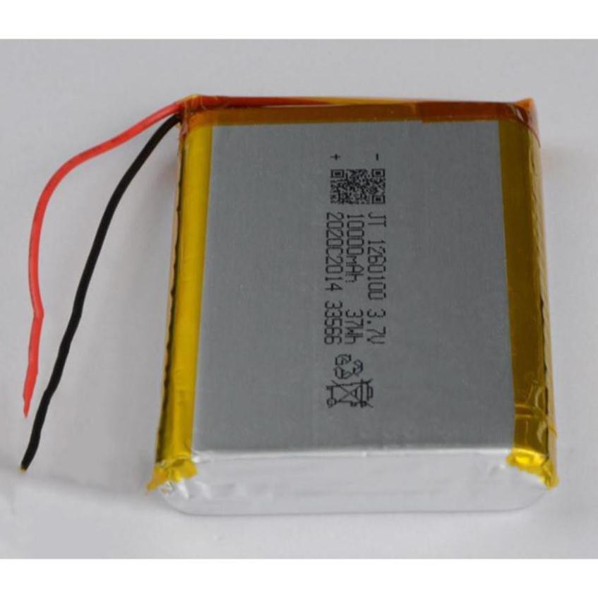Pin Li-Po 3.7V 1260100 10000mAh  chế UPS, sạc dự phòng