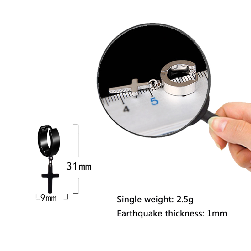 Khuyên tai thép không gỉ cá tính cho nam