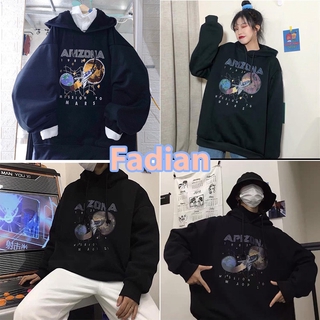 Áo khoác nỉ hoodie Unisex nam nữ form rộng tay bồng có nón in chữ ARIZONA phong cách Ulzzang chất nỉ bông mềm mịn đẹp
