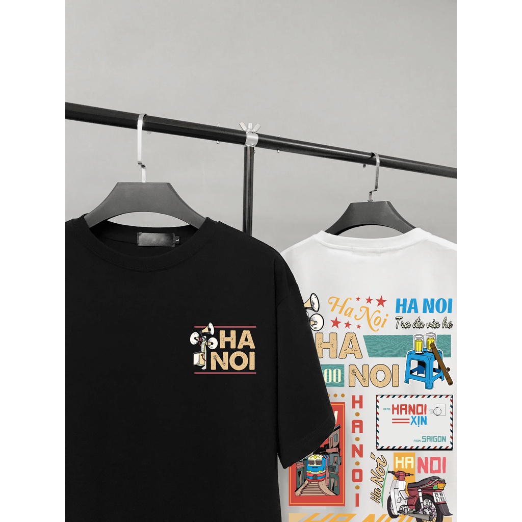 Áo phông thun LUNACY nam nữ local brand chính hãng form rộng tay lỡ unisex vải cotton oversize HÀ NỘI XỊN TB020 | WebRaoVat - webraovat.net.vn