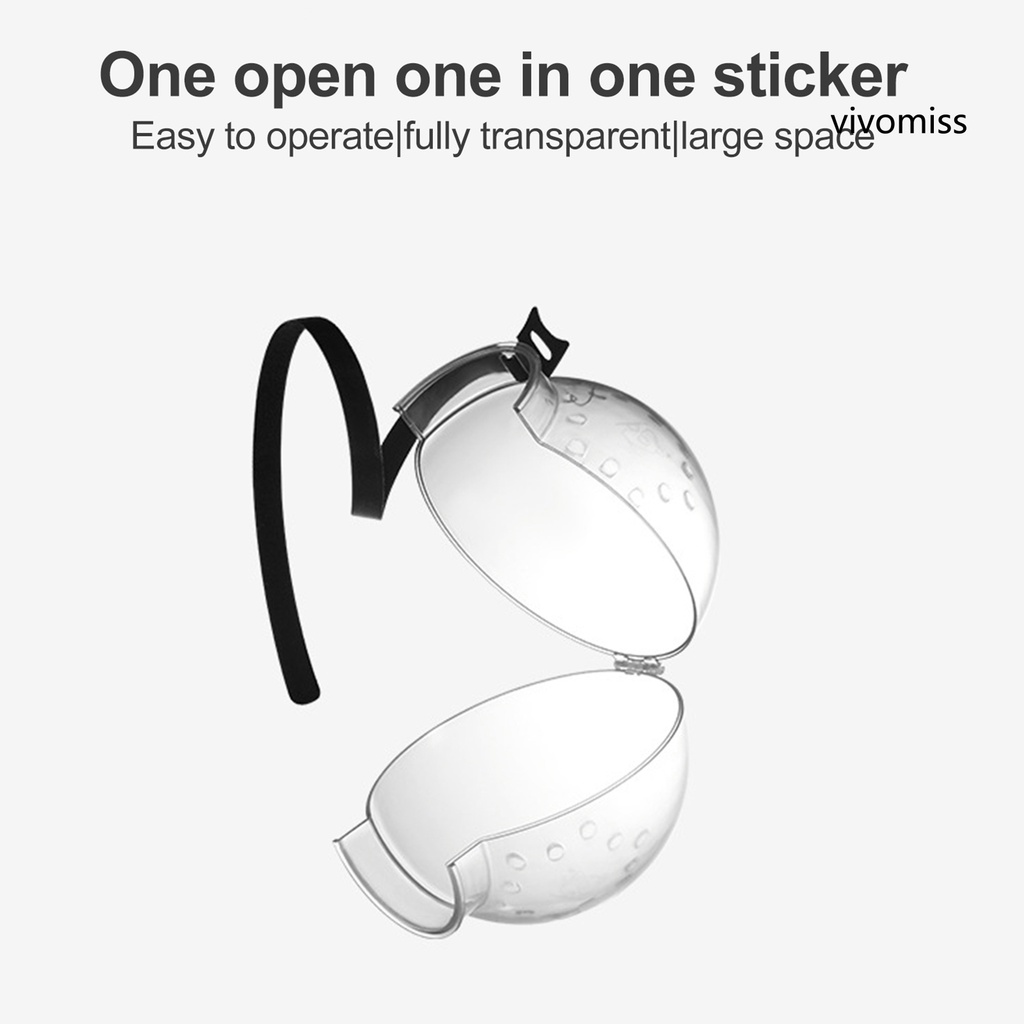 Mũ trùm không gian hình quả bóng thoáng khí bảo vệ đầu cho mèo cưng tiện lợi