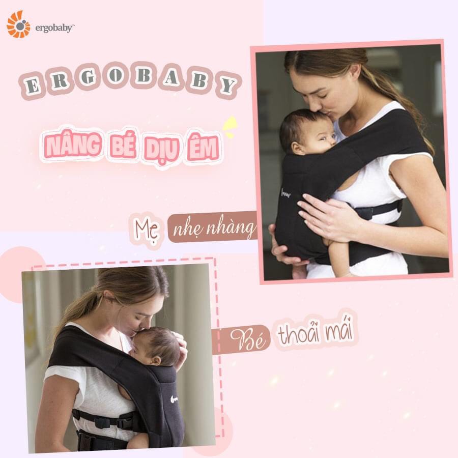 [Thương hiệu Mỹ][BH 12TH] Địu cho bé Ergobaby Embrace Cozy, địu trợ lực cho bé từ 3-11kg