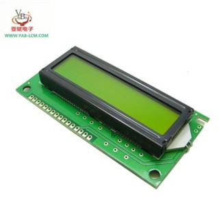 Màn hình LCD1602 Nền Vàng Xanh Chữ Đen 5V - TH046