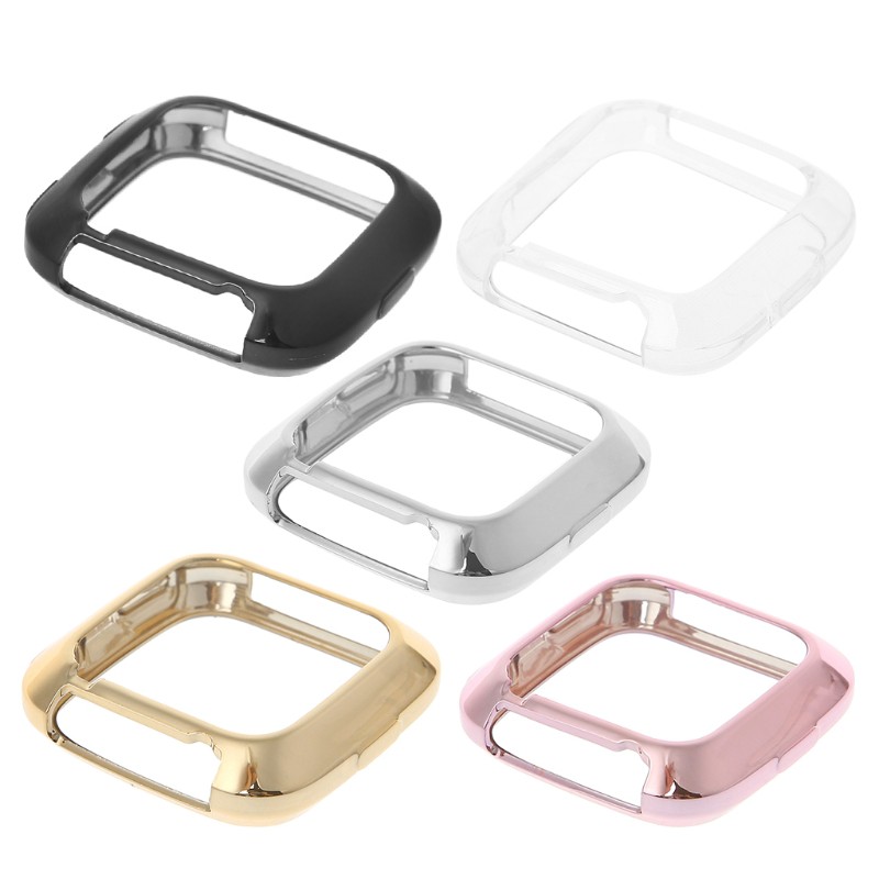 Watch Case Cover TPU Plating Protective Shell For Fitbit Versa Smart Bracelet