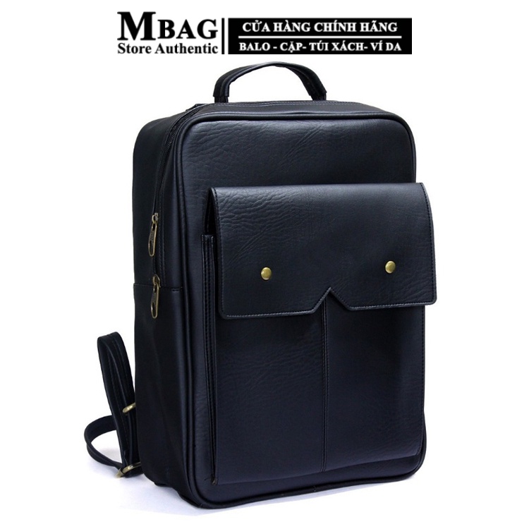 Balo da đựng laptop, ba lô Local Brand Unisex công sở, da cao cấp, chống thấm
