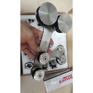 Bộ Bánh Xe Treo Lùa phi 25 Kép