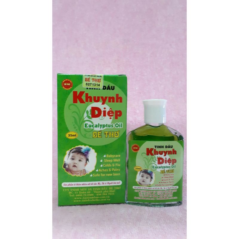Dầu khuynh diệp cho bé