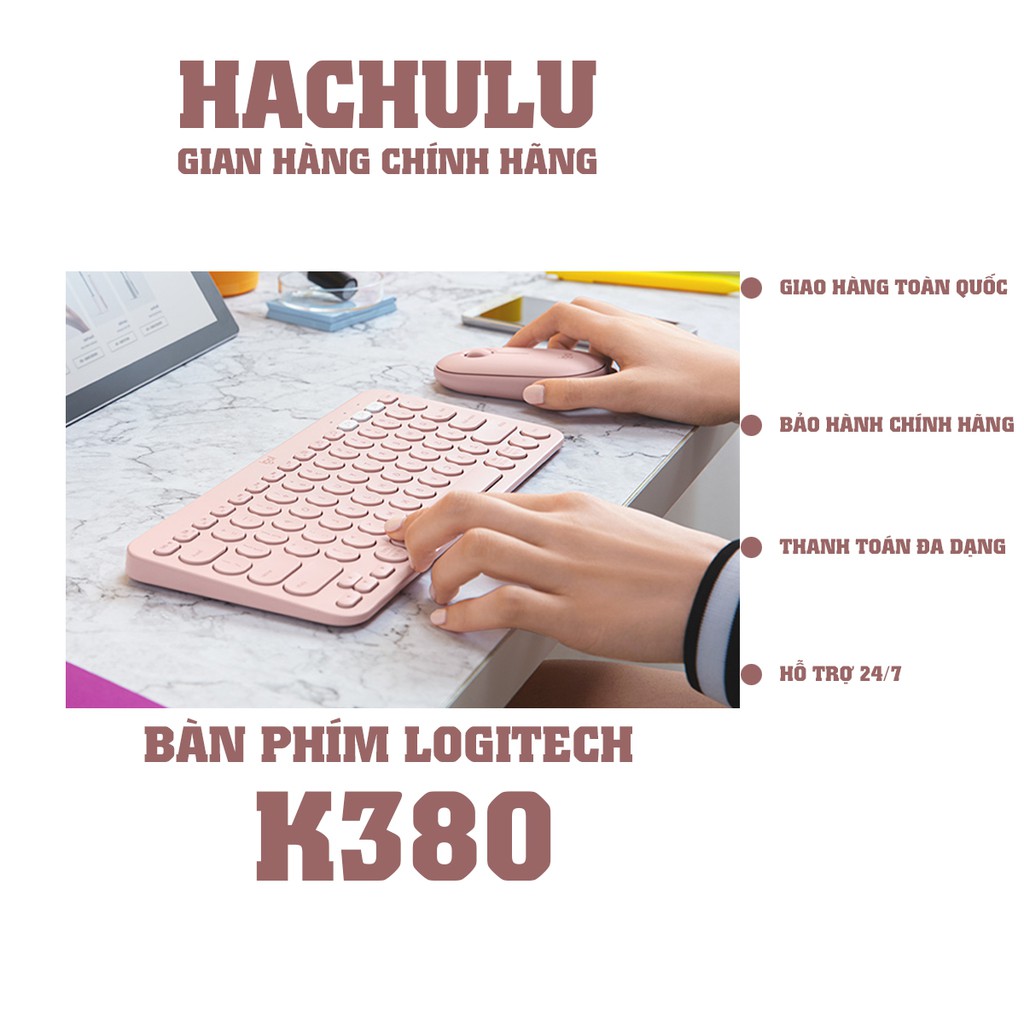 Bàn Phím Bluetooth Logitech K380 - Hàng Chính Hãng( BH 12 Tháng)