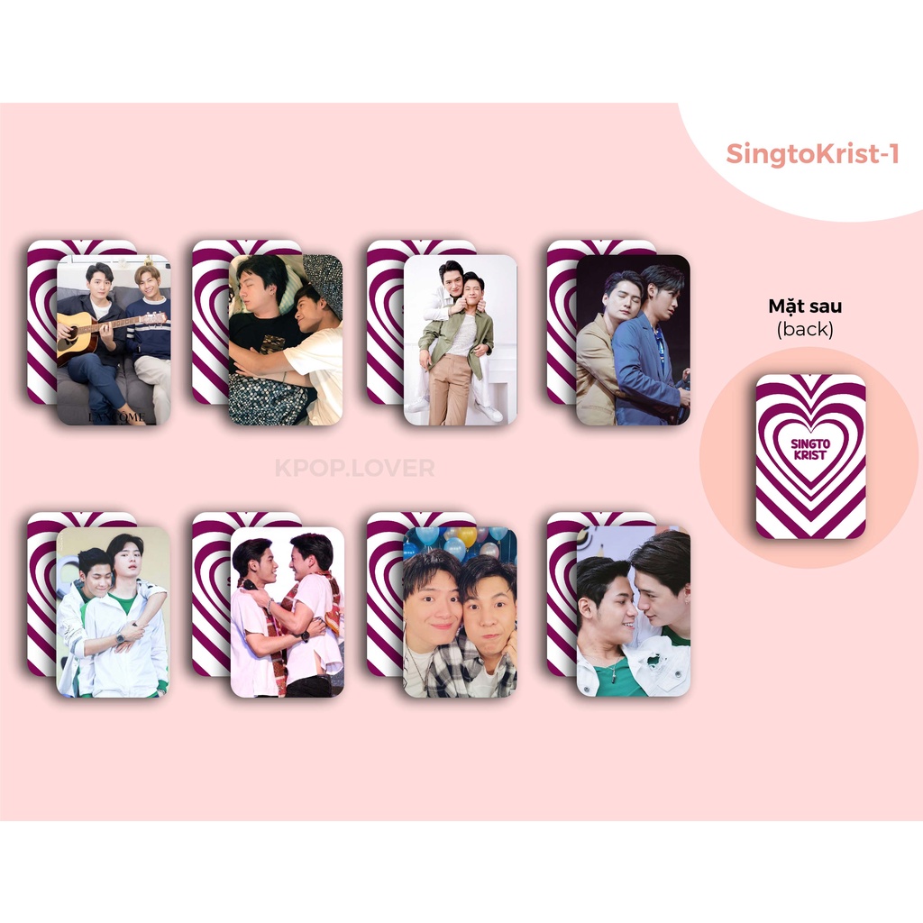 SET 8 CARD BO GÓC SINGTOKRIST