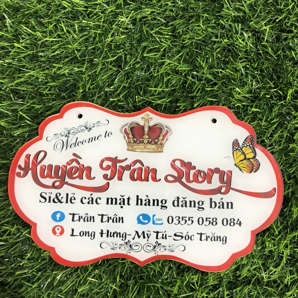 [BẢNG HIỆU MICA TRANG TRÍ SHOP] - Thiết kế theo yêu cầu