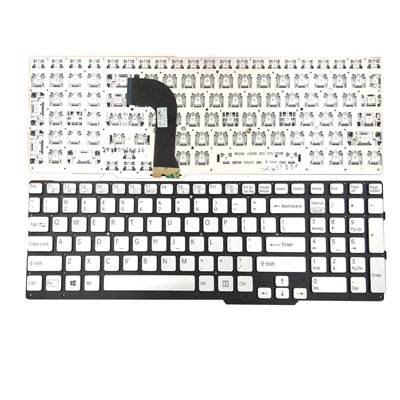 Bàn Phím Laptop Sony SVS-15 MÀU BẠC CÓ ĐÈN