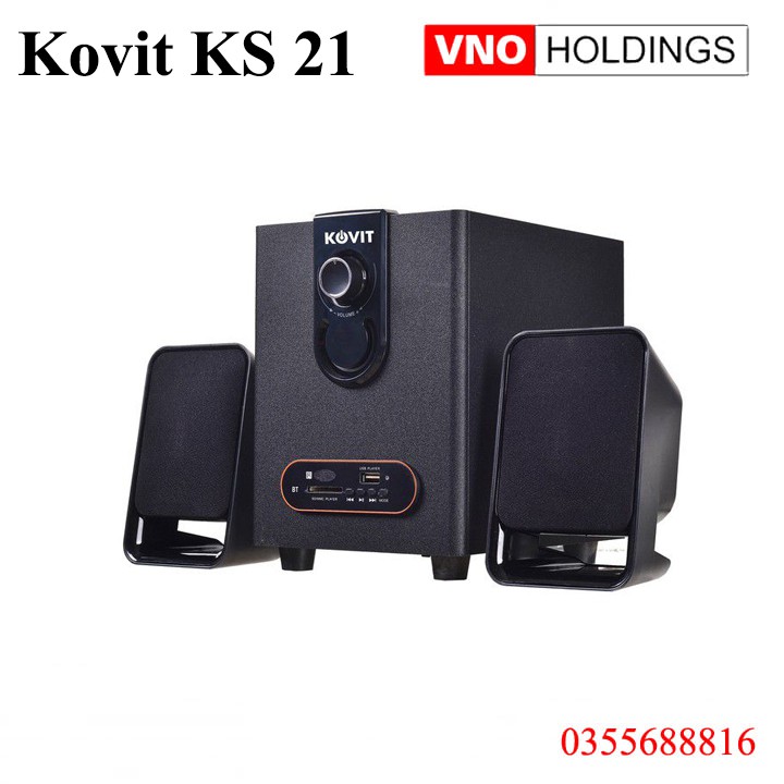 Loa vi tính 2.1 KOVIT KS 21 - Nghe nhạc cực tốt, công suất vừa phải, có kết nối bluetooth, giá cực rẻ....