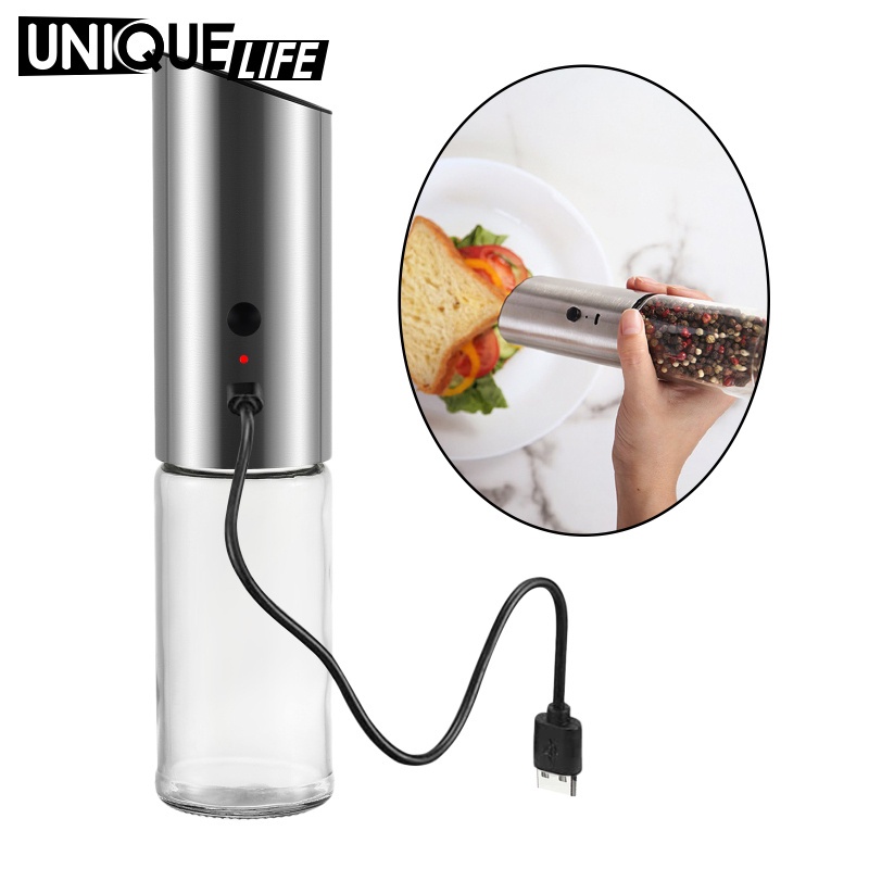 Máy Xay Tiêu Bằng Thép Không Gỉ Sử Dụng Điện Qua USB Yoyoyo01