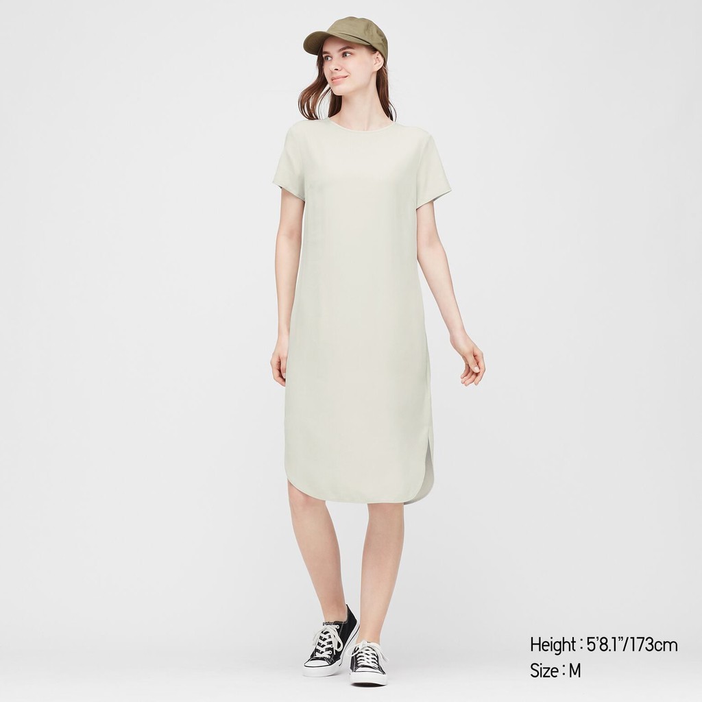 [ pick nhât] váy dáng suông vải rayon Uniqlo
