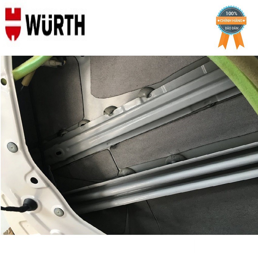 Tấm dán tiêu âm cửa xe hơi Wurth Sound Deadening Strips 6-Pack 0890100060 làm giảm tiếng ồn trong xe một cách hiệu quả.