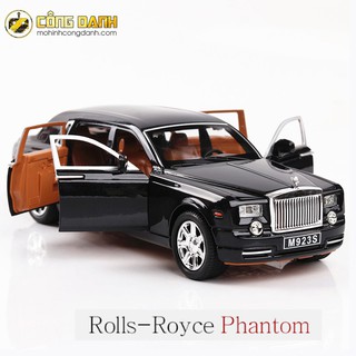 Mô hình xe sắt Rolls-Royce Phantom tỉ lệ 1:24 màu đen