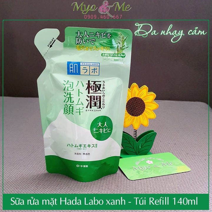 Sữa rửa mặt Hada Labo dạng chai tạo bọt sẵn