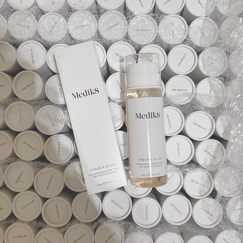Toner căng bóng da Medik8 Press & Glow 200ml