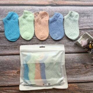 Set 5 đôi tất lưới trẻ em loại đẹp