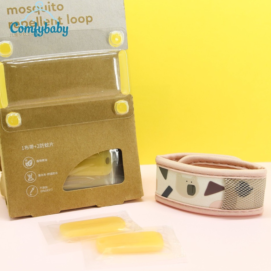 Vòng tay chống muỗi cho bé hương tinh dầu tự nhiên KUB - Comfybaby