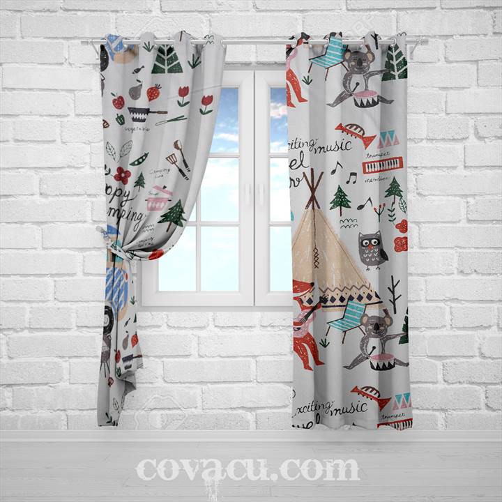 vải canvas hoạt hình