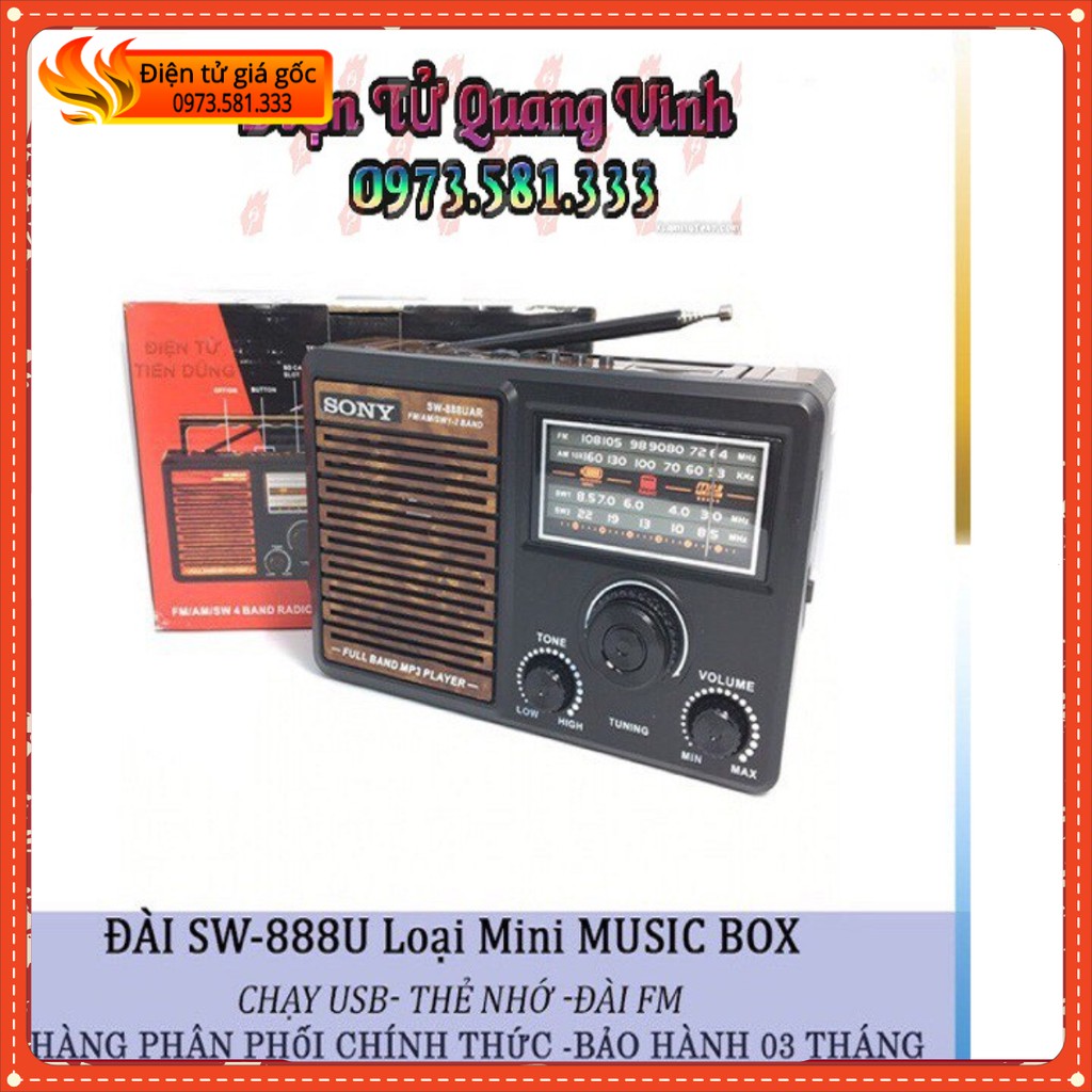 [SIÊU SALE] Đài Radio Sony SW-888 Và SW-999 BH 6 Tháng Đổi Mới