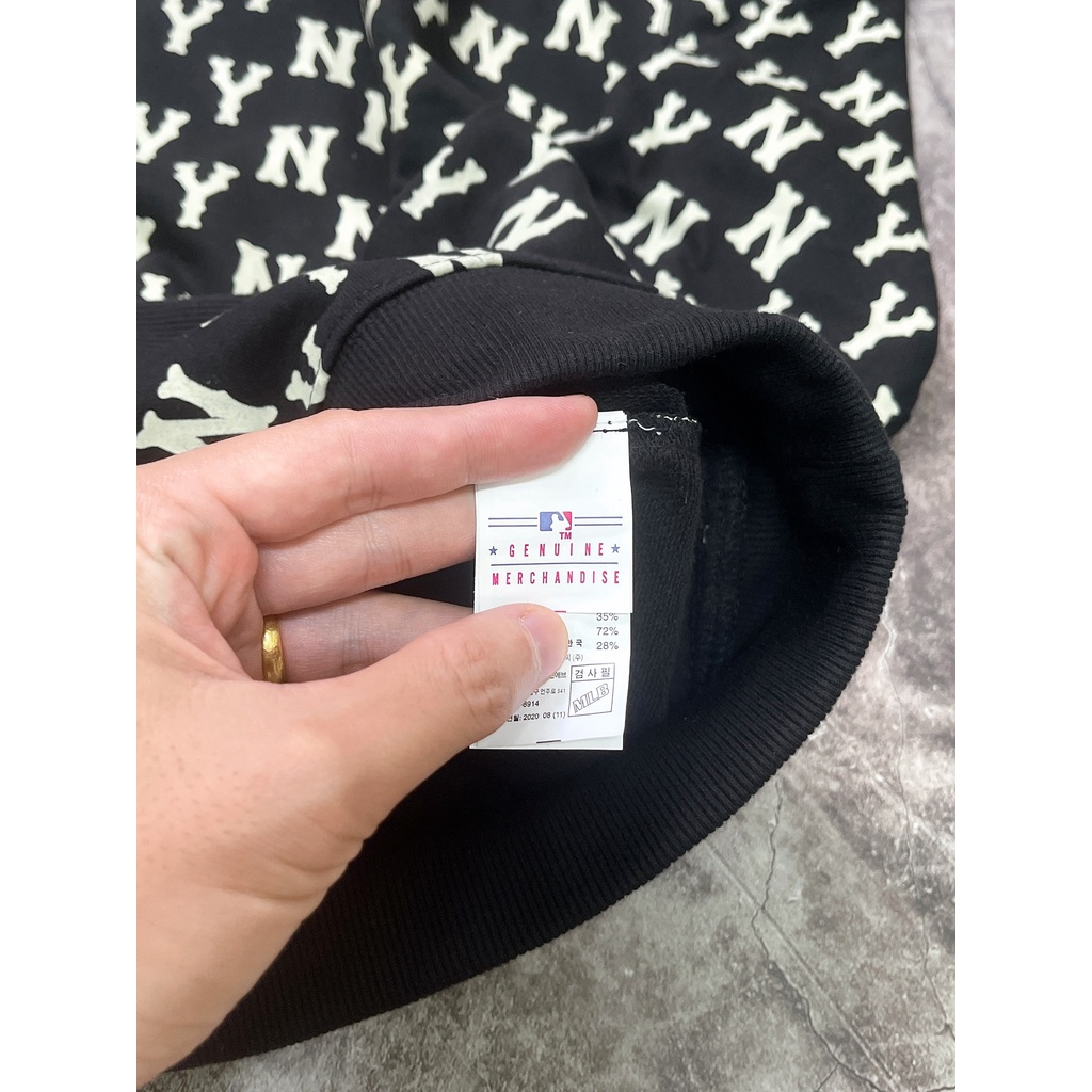 BỘ QUẦN ÁO M.L.B chữ NY dài tay DƯ XỊN FULL TEM TAG