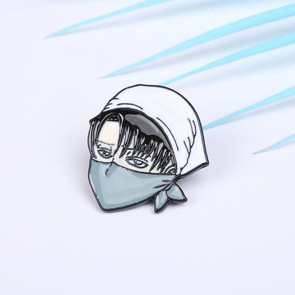 Ghim Cài Áo Bằng Kim Loại Tráng Men Hình Hoạt Hình Attack on Titan