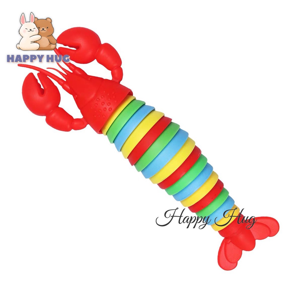 Đồ chơi xả stress, đồ chơi giảm căng thẳng hình con tôm vui nhộn dành cho cả người lớn và trẻ em - Happy Hug