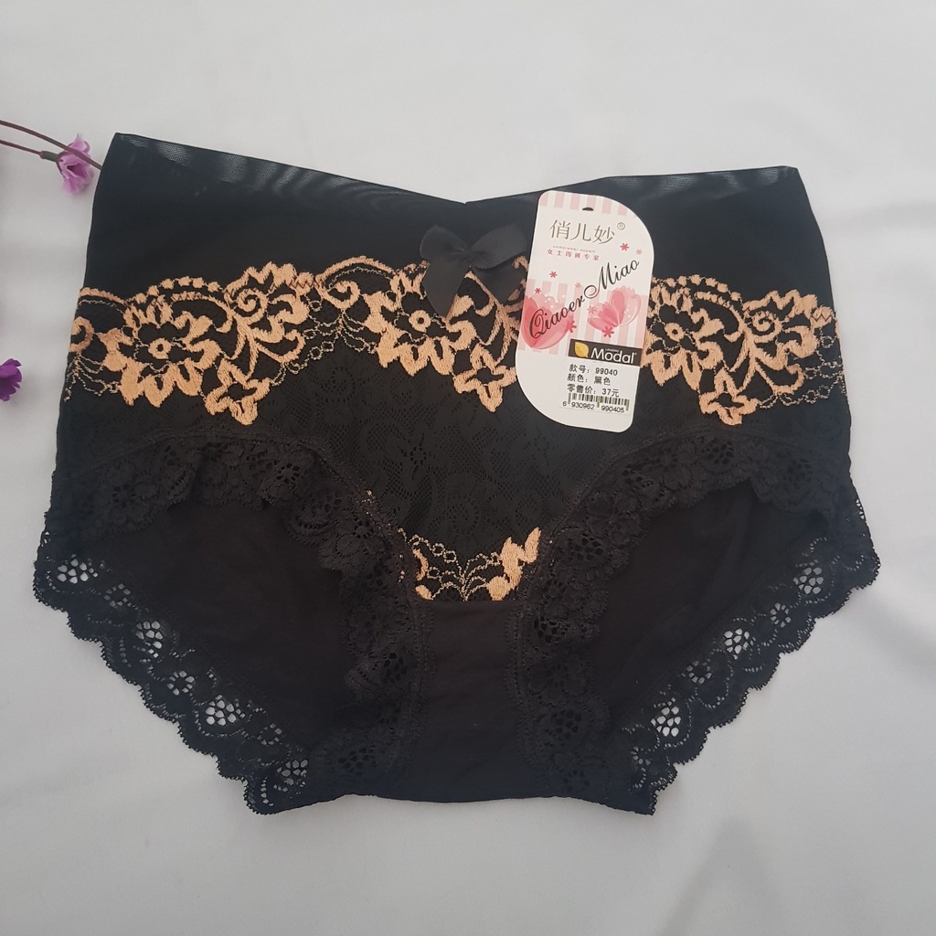 Quần lót cottong pha ren Modal 99040