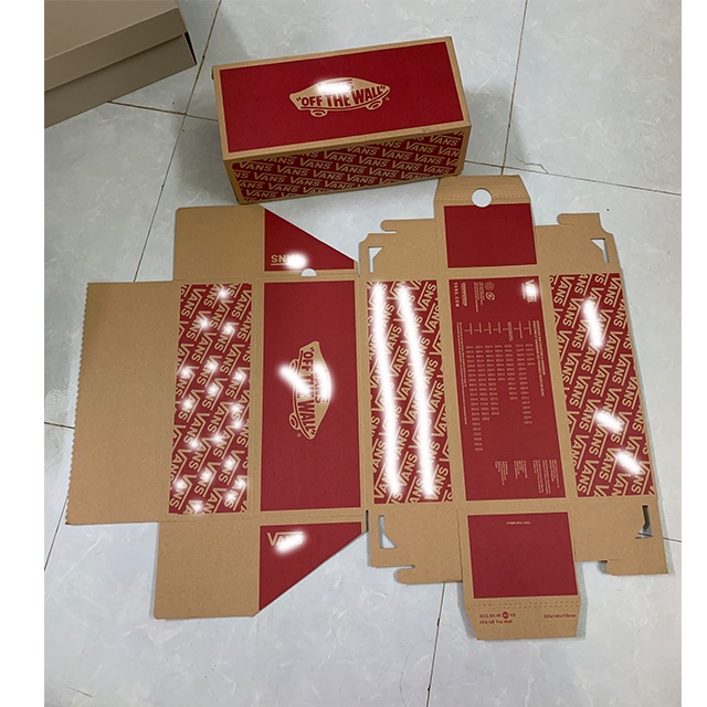 Hộp Giày Van.s Xanh, Van Đỏ, Box Đựng Giày