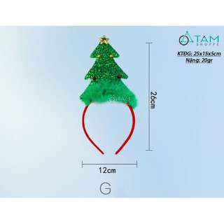 Cài Noel 7 kiểu X-CAI-07 TAN