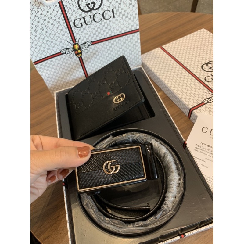 Set thắt lưng và ví Gc