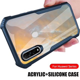 Ốp Điện Thoại Acrylic Trong Suốt Chống Sốc Cho Huawei Mate 20 Pro Y7A Y7P Y5P Y6P Y9S Y9 Y7 Pro 2019