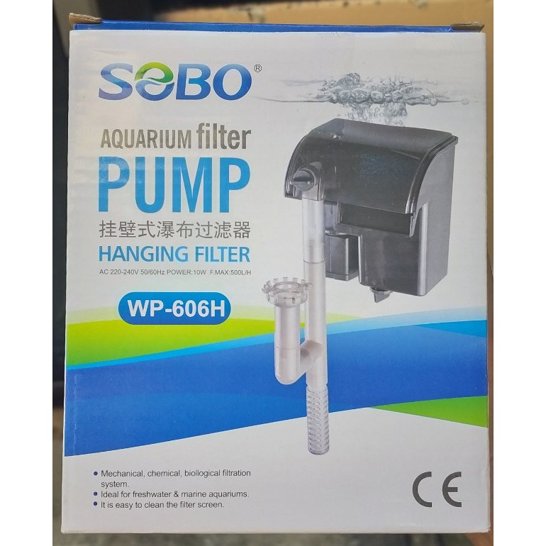 Máy Lọc Thác Hồ Cá 606H CÔNG SUẤT 10W dành cho hồ cá, hồ thủy sinh nhỏ
