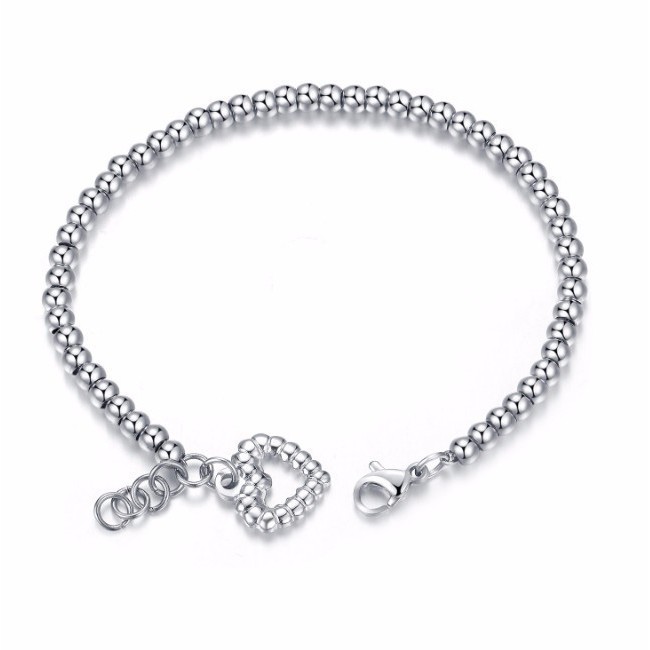 Lắc Tay Bi Trái Tim Titan Không đen TT 0467