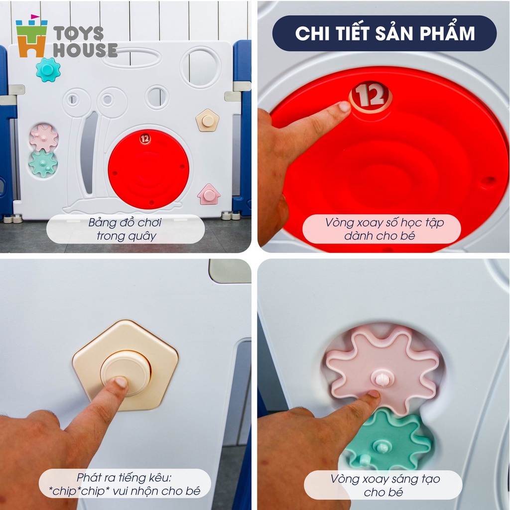 Nhà banh/ quây bóng liên hoàn 3 món quây, xích đu, cầu trượt/tuột đồ chơi vận động cho bé trong nhà Toyshouse