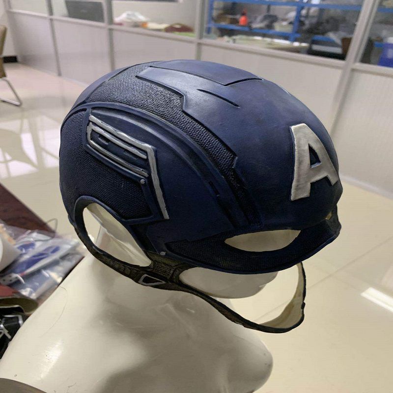 Newest Marvel Avengers Captain America Latex Hoods Simulation Film and Television leader Mask
