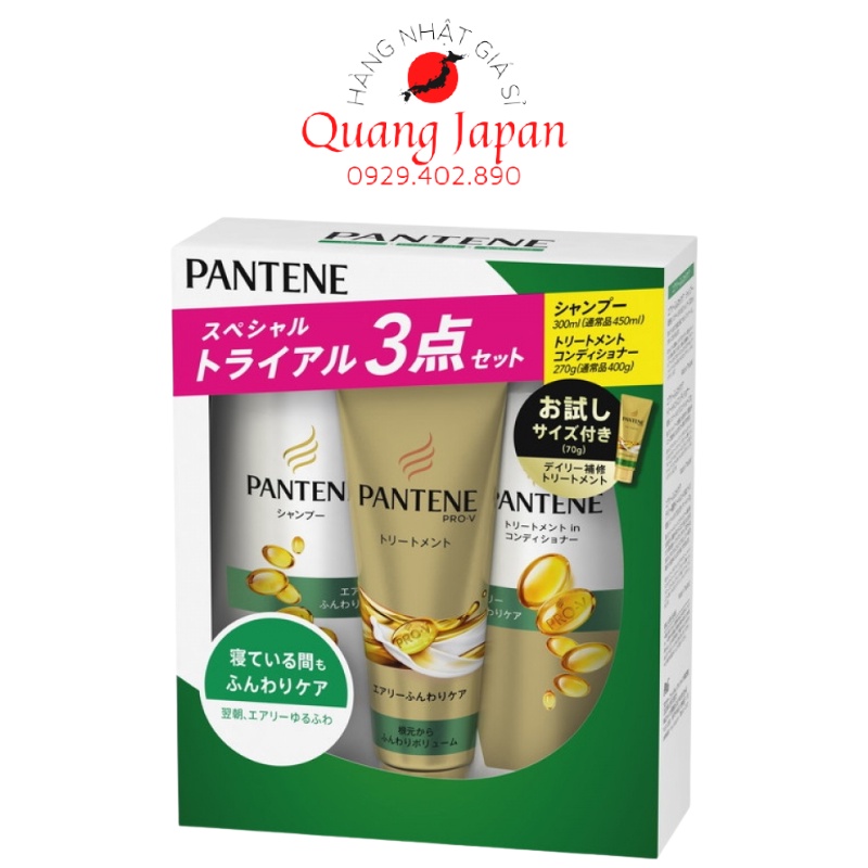 SET 3 Dầu Gội PANTINE NHẬT