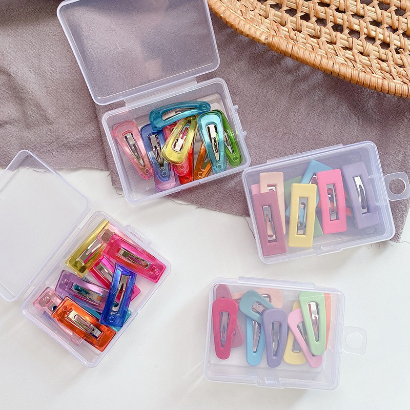 Set 10 kẹp tóc nhiều màu nhiều kiểu dáng tùy chọn dễ thương