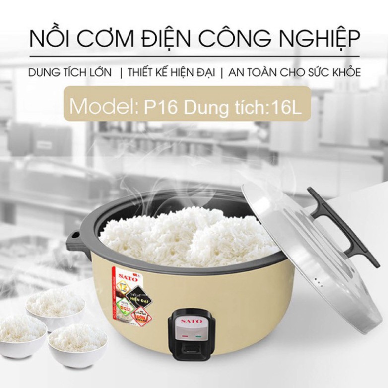 Nồi cơm điện công nghiệp SATO P16 16 Lít | BigBuy360 - bigbuy360.vn