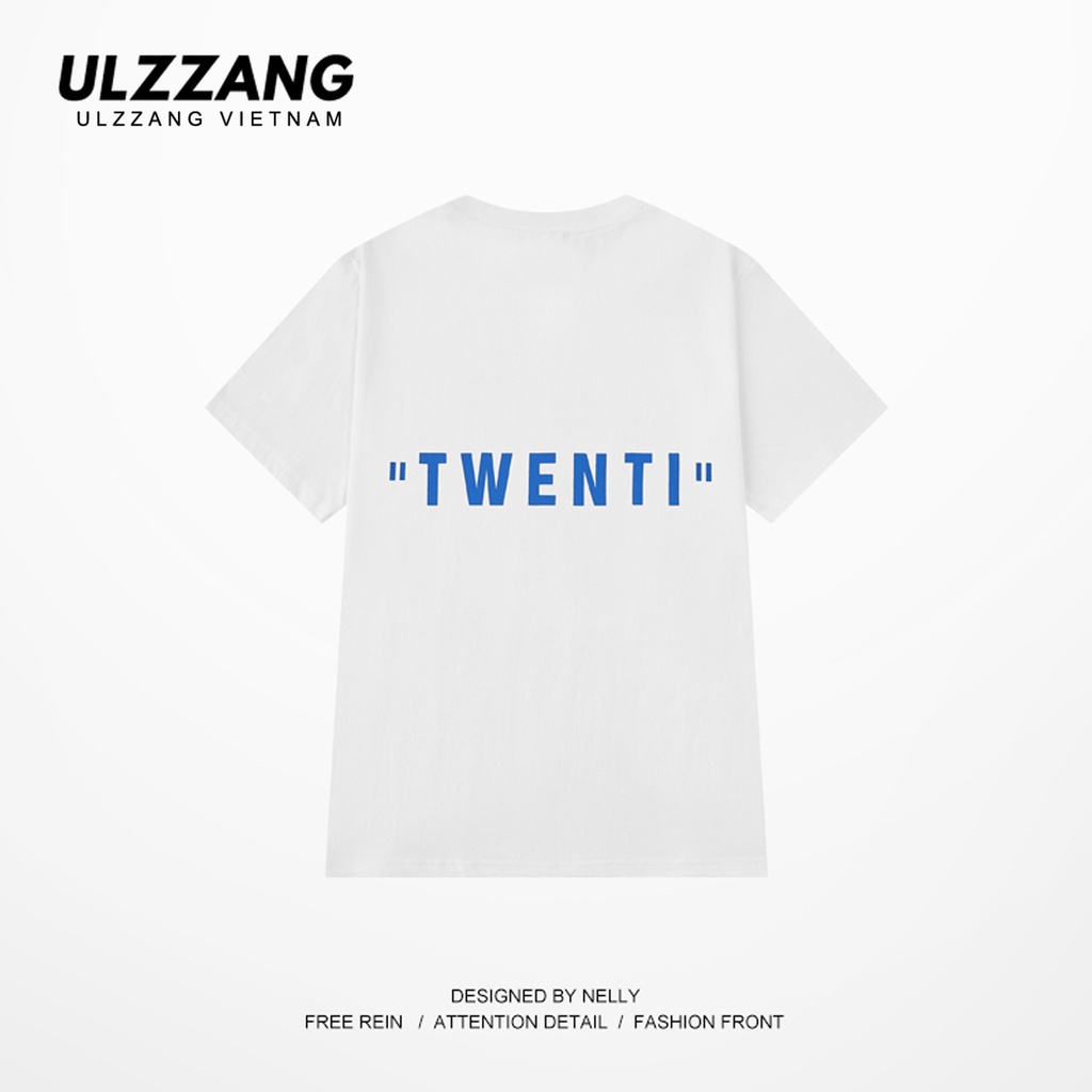 Áo thun nữ Ulzzang form dáng rộng tay lỡ unisex twenti