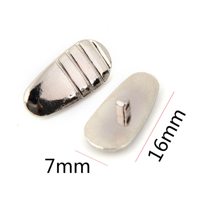 Set 2 Cặp Đệm Mũi Cho Mắt Kính Bằng Kim Loại