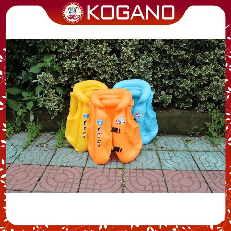 Phao Tập Bơi Cho Bé Gái Bé Trai KOGANO Có Khóa Cài An Toàn Size S 1 - 6 Tuổi SS-001097
