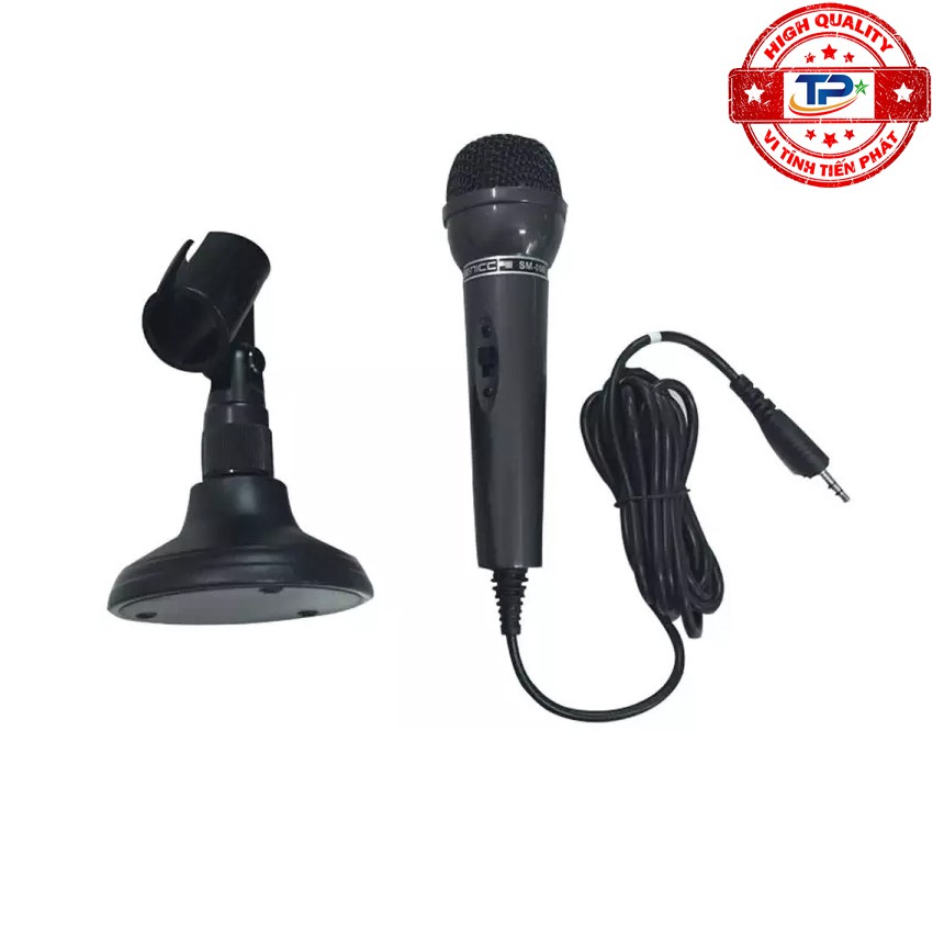 [Mã ELFLASH3 hoàn 10K xu đơn 20K] Microphone Senicc SM-098 dùng cho máy tính PC, Laptop ... jack cắm 3.5mm