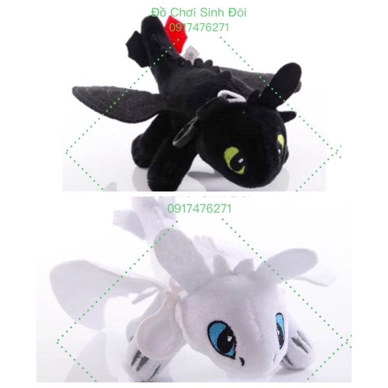 Thú bông bí kíp luyện rồng 27cm - đen